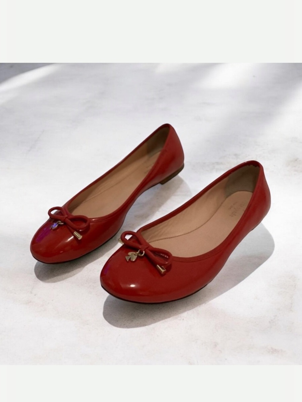 Kate Spade Sexy Red Ballet Slip On Willa Flat Size 9M